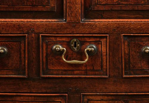 WELSH OAK AND INLAID WARDROBE - ADDITIONAL PHOTO 8