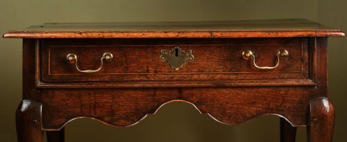 18TH CENTURY WELSH OAK INLAID SIDE TABLE - ADDITIONAL PHOTO 2