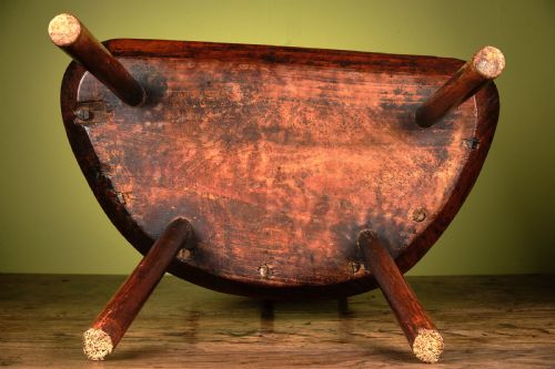 SUPERBLY PATINATED ASH AND PINE LOWBACK STICK CHAIR - ADDITIONAL PHOTO 10