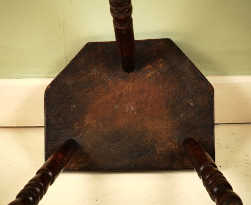 PATINATED MILKING STOOL - ADDITIONAL PHOTO 4