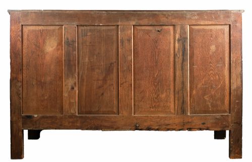 GEORGIAN OAK CUPBOARD DRESSER BASE - ADDITIONAL PHOTO 4
