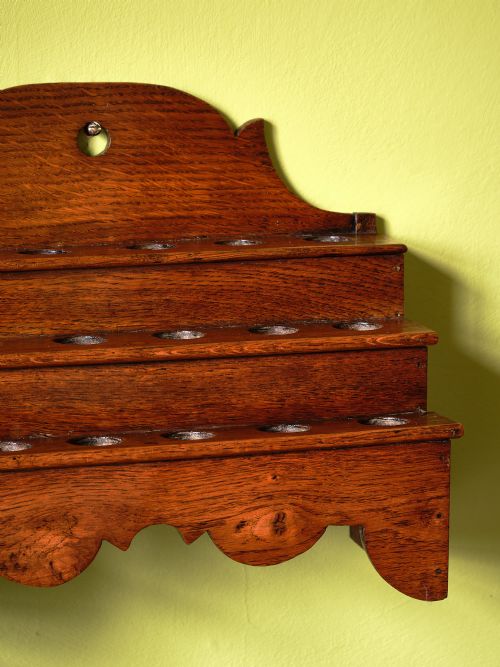 WELSH OAK SPOON RACK TEN SYCAMORE CAWL SPOONS - ADDITIONAL PHOTO 4