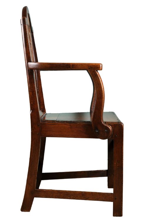 WELSH OAK CAMELBACK ELBOW CHAIR - ADDITIONAL PHOTO 3
