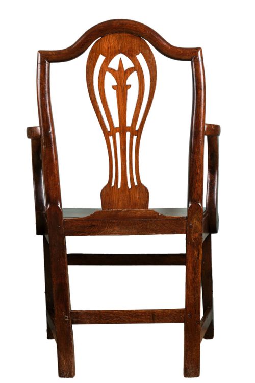 WELSH OAK CAMELBACK ELBOW CHAIR - ADDITIONAL PHOTO 4