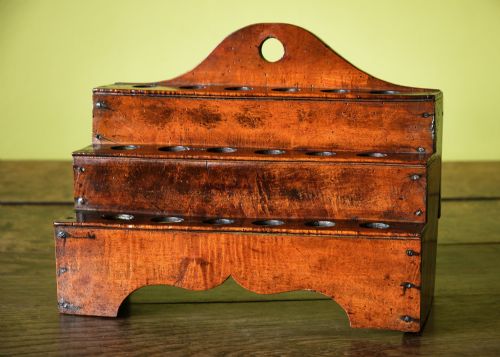 RARE SYCAMORE WELSH SPOON RACK - ADDITIONAL PHOTO 1