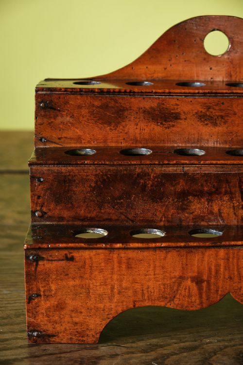 RARE SYCAMORE WELSH SPOON RACK - ADDITIONAL PHOTO 2