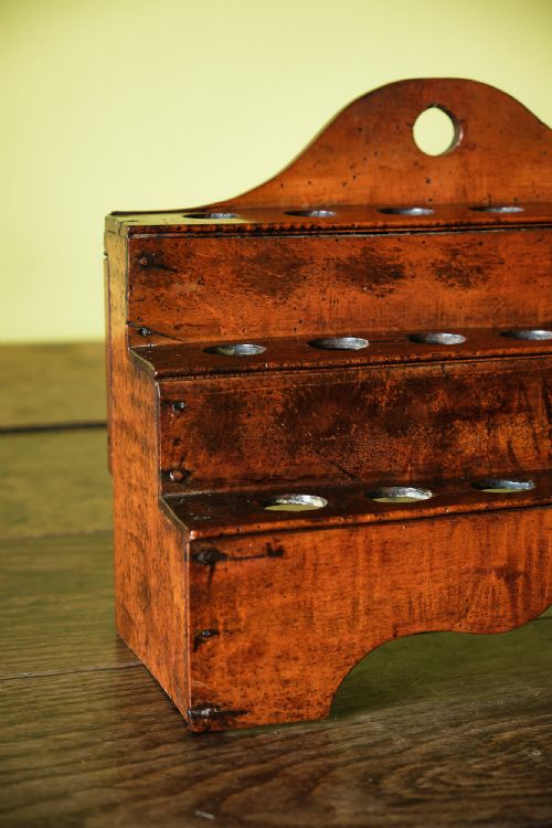 RARE SYCAMORE WELSH SPOON RACK - ADDITIONAL PHOTO 8