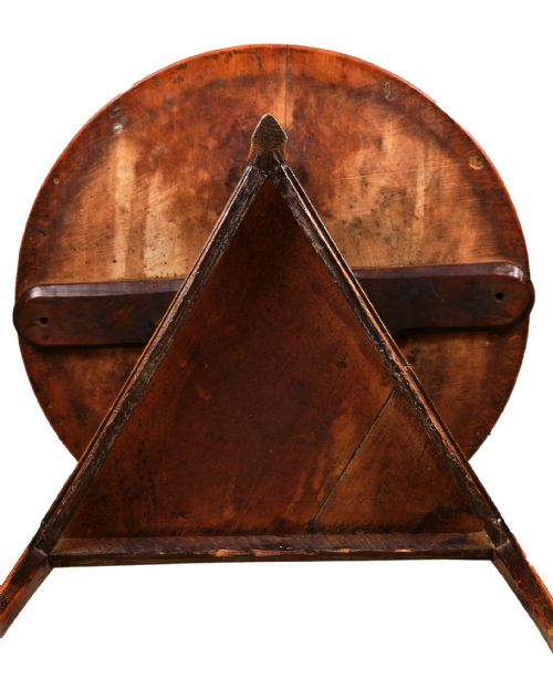 WELSH SYCAMORE TOPPED CRICKET TABLE - ADDITIONAL PHOTO 2