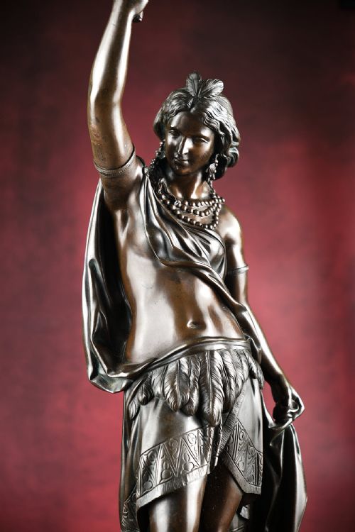 BRONZE FIGURAL LAMPBASE - ADDITIONAL PHOTO 2