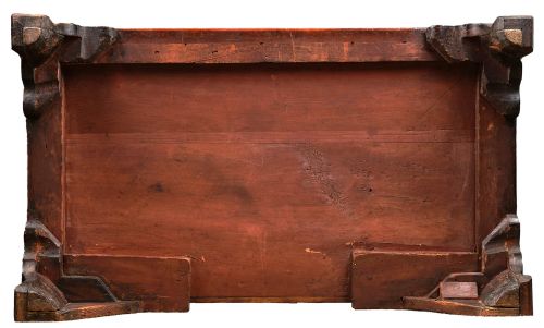 GEORGIAN MAHOGANY SMALL CHEST OF DRAWERS - ADDITIONAL PHOTO 4