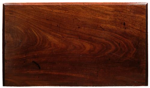 GEORGIAN MAHOGANY SMALL CHEST OF DRAWERS - ADDITIONAL PHOTO 5
