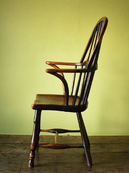WEST COUNTRY HIGH BACK WINDSOR CHAIR - ADDITIONAL PHOTO 2