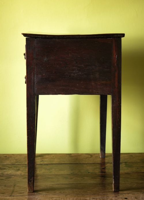 WELSH OAK SIDE TABLE WITH PIERCED FRIEZE - ADDITIONAL PHOTO 5