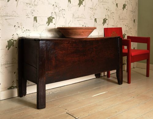 17TH CENTURY WELSH OAK COFFER - ADDITIONAL PHOTO 6