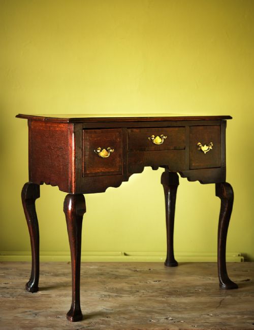 GEORGIAN OAK SIDE TABLE OR LOWBOY - ADDITIONAL PHOTO 1