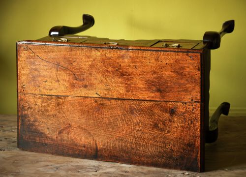 GEORGIAN OAK SIDE TABLE OR LOWBOY - ADDITIONAL PHOTO 2