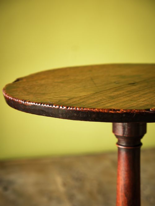 GEORGIAN OAK AND ELM TRIPOD OCCASIONAL TABLE - ADDITIONAL PHOTO 4