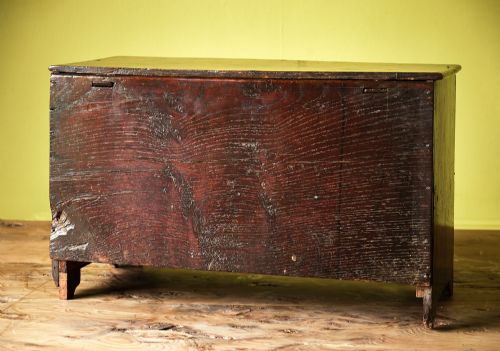 SUPERBLY PATINATED WELSH OAK COFFOR BACH - ADDITIONAL PHOTO 4