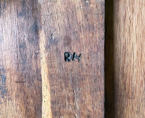 GEORGIAN WELSH OAK AND INLAID COFFOR BACH - ADDITIONAL PHOTO 6