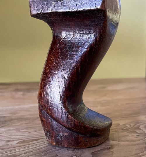 GEORGIAN WELSH OAK AND INLAID COFFOR BACH - ADDITIONAL PHOTO 10