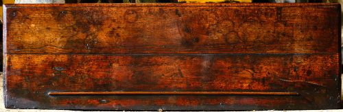 LATE 17TH CENTURY OAK SERVER OR LOW DRESSER WITH GEOMETRICALLY MOULDED DRAWER FRONTS - ADDITIONAL PHOTO 5