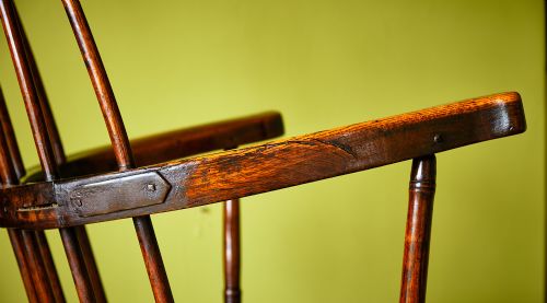 LARGE 18TH CENTURY OAK WELSH STICK BACK ARMCHAIR - ADDITIONAL PHOTO 12