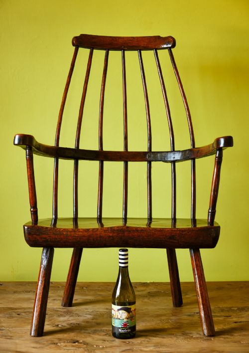 LARGE 18TH CENTURY OAK WELSH STICK BACK ARMCHAIR - ADDITIONAL PHOTO 17