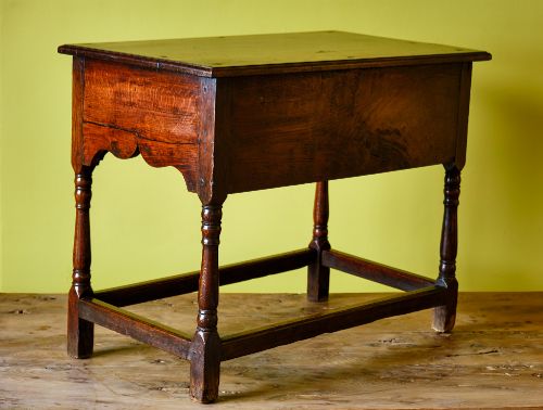 WELSH GEORGIAN OAK SIDE TABLE C1760 1780 - ADDITIONAL PHOTO 3