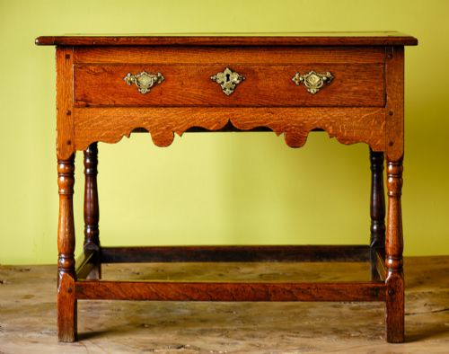 WELSH GEORGIAN OAK SIDE TABLE C1760 1780 - ADDITIONAL PHOTO 6