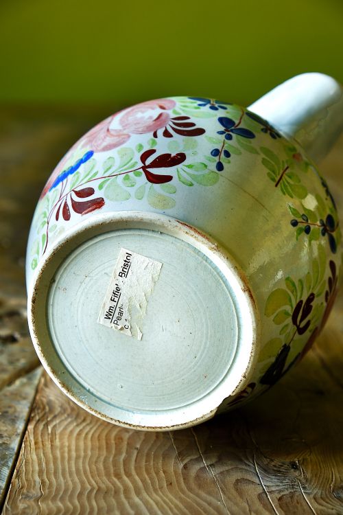 WILLIAM FIFIELD OF BRISTOL FLORAL PAINTED PEARLWARE JUG - ADDITIONAL PHOTO 3
