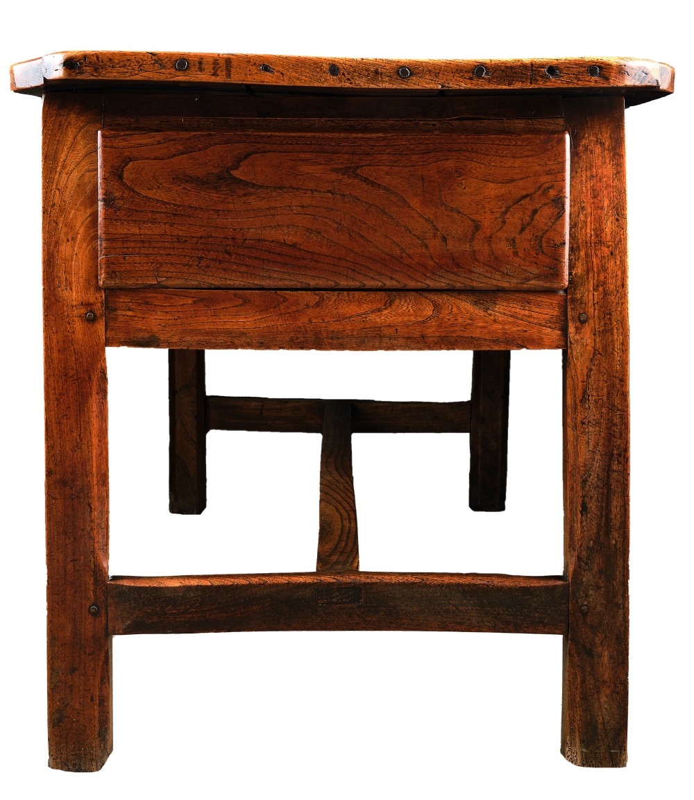 Welsh Elm Farmhouse Table View II
