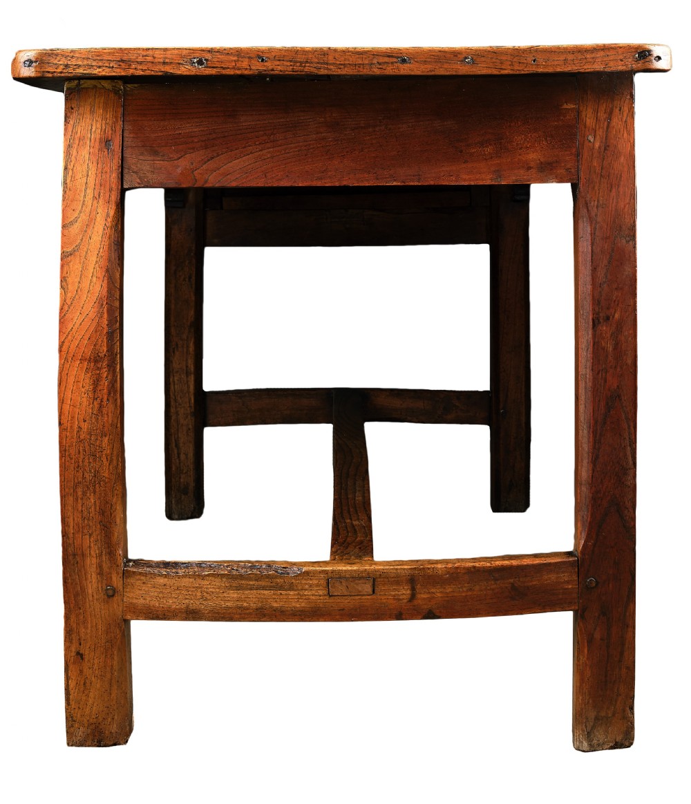 Welsh Elm Farmhouse Table View III
