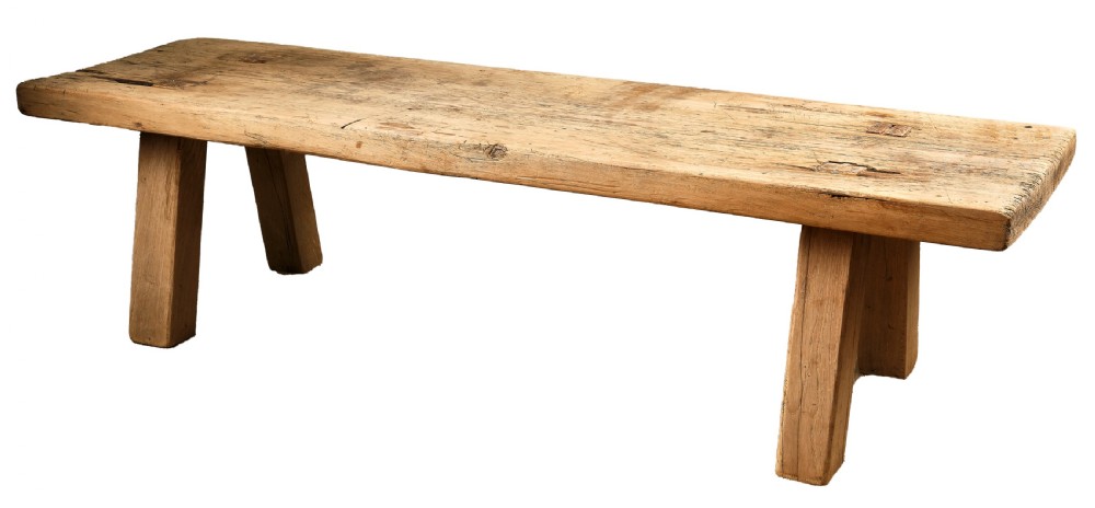 Welsh Pine and Oak Farm Bench