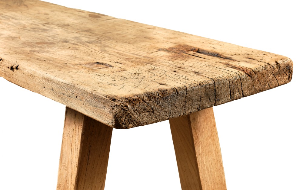 Welsh Pine and Oak Farm Bench View III