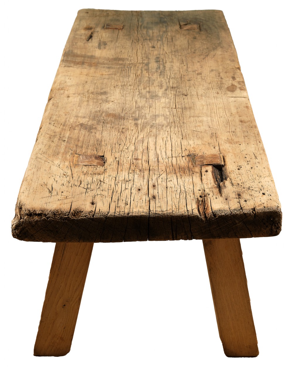 Welsh Pine and Oak Farm Bench View V