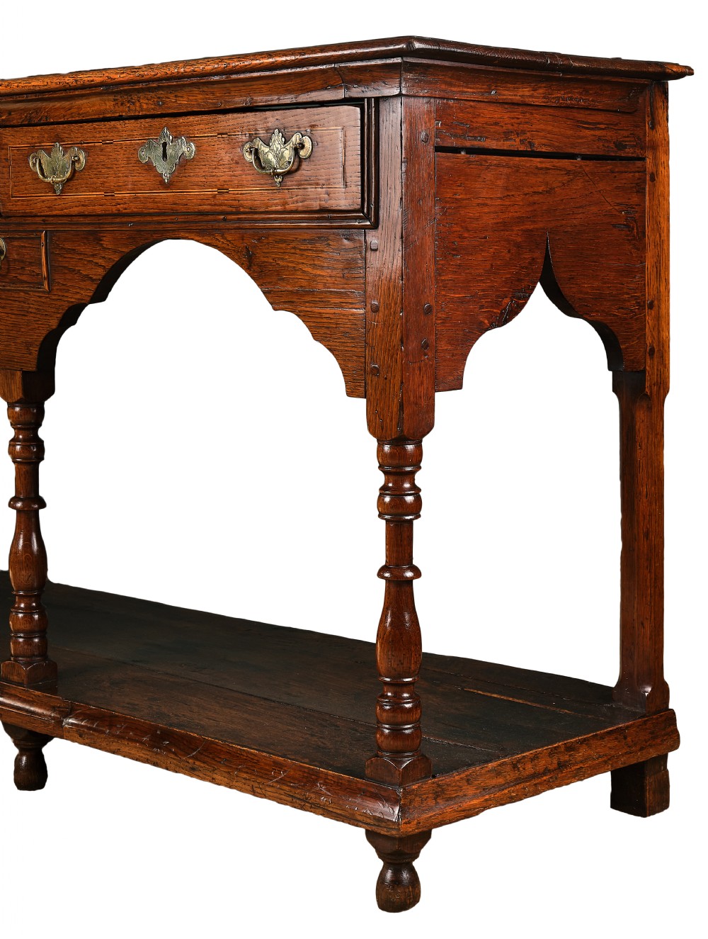 Glamorganshire Oak Low Dresser View V