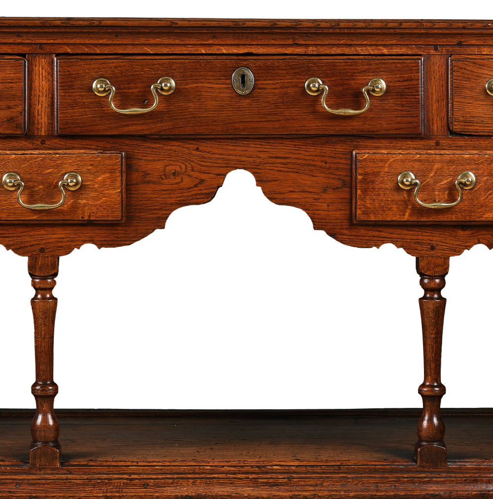 Glamorganshire Oak Low Dresser View IV