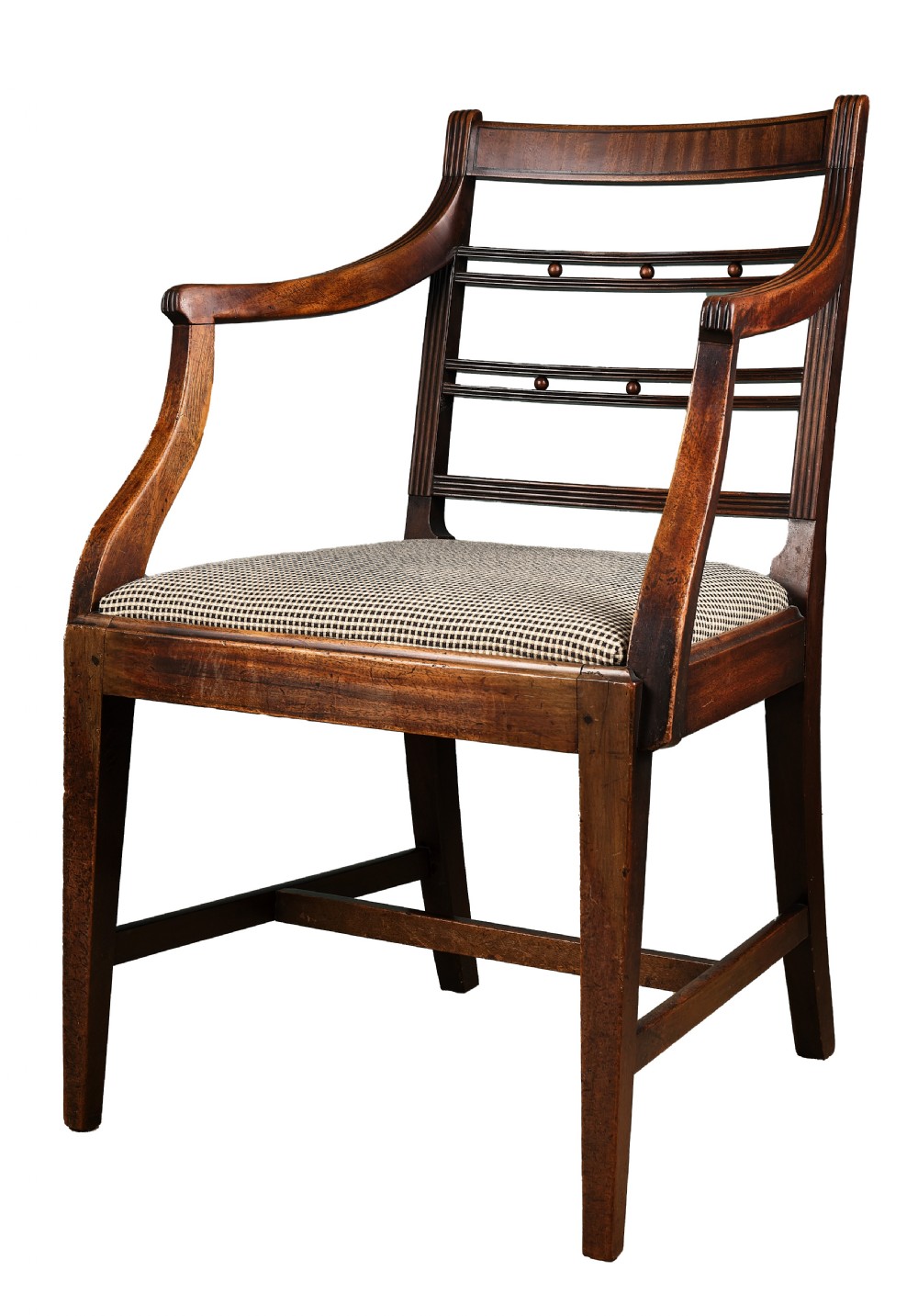 Georgian Mahogany Elbow Chair