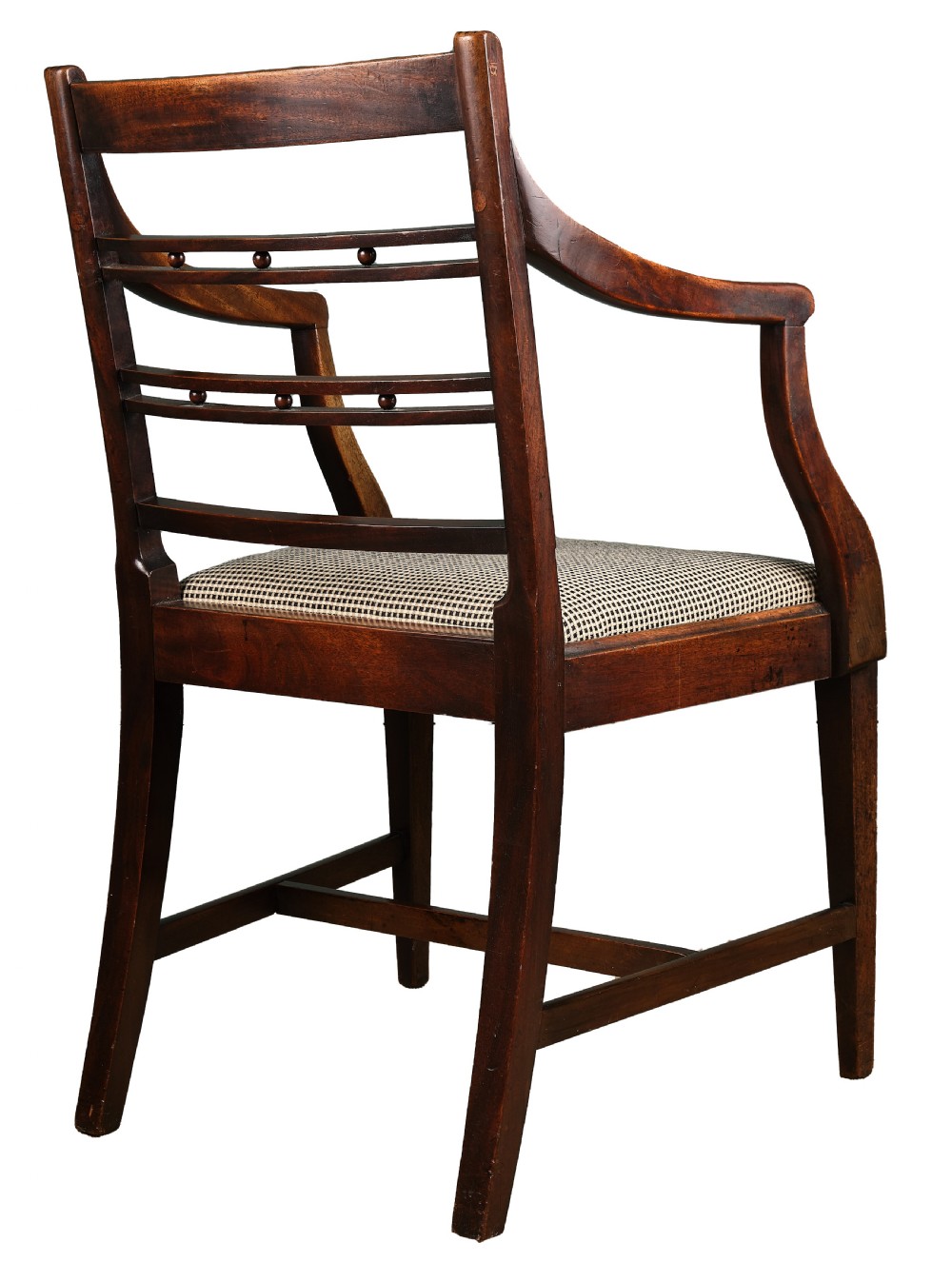 Georgian Mahogany Elbow Chair View II