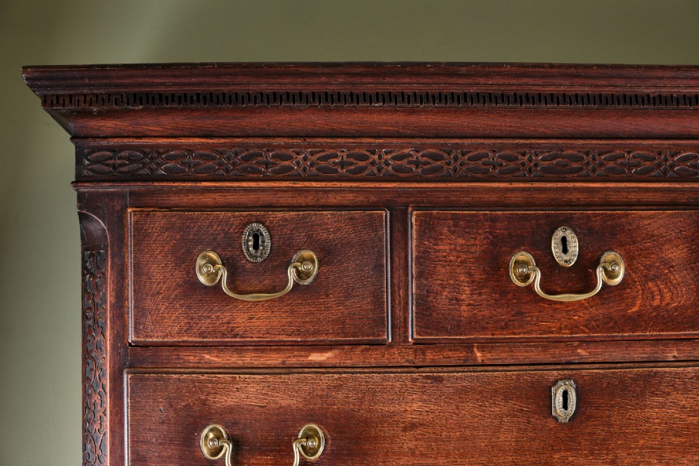 Welsh Georgian Oak Chest On Chest View IV