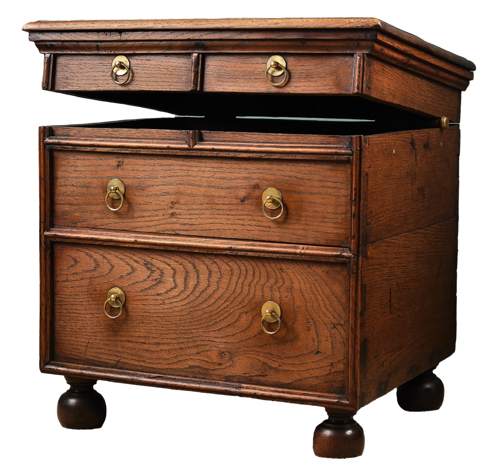 Early 18th Century Oak Close Stool View II