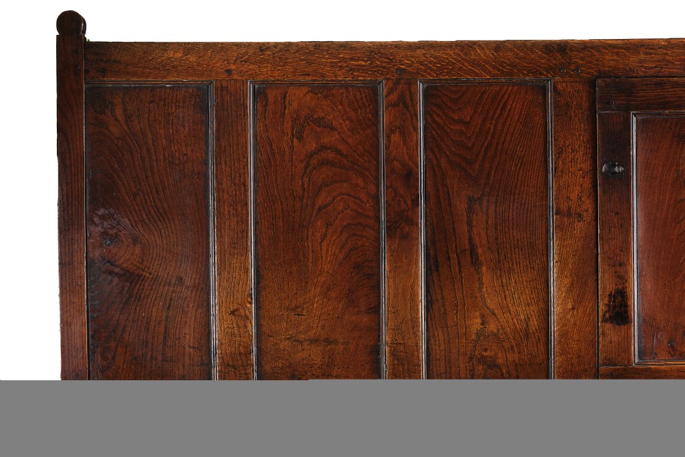 Unusual Georgian Oak Table Settle from Carmarthenshire View IV