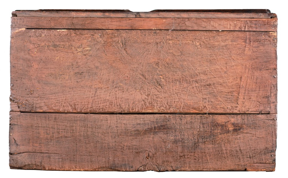 Dated, Initialled and Carved Oak Desk Box View VII