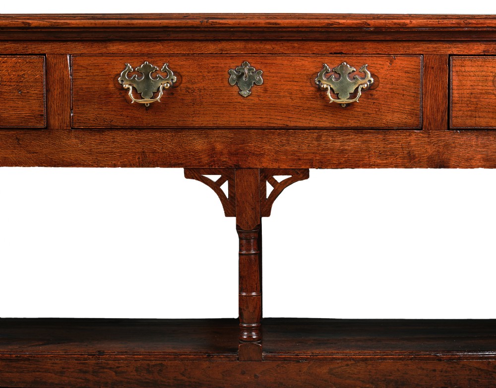 Georgian Oak Welsh Low Dresser View II