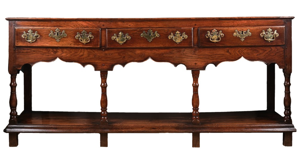 Elegant Welsh Oak Low Dresser