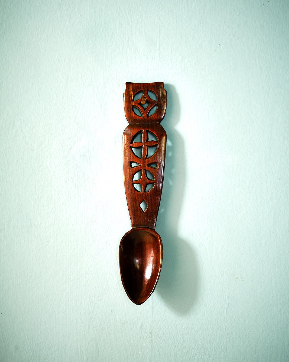 Welsh Fruitwood Love Spoon View II