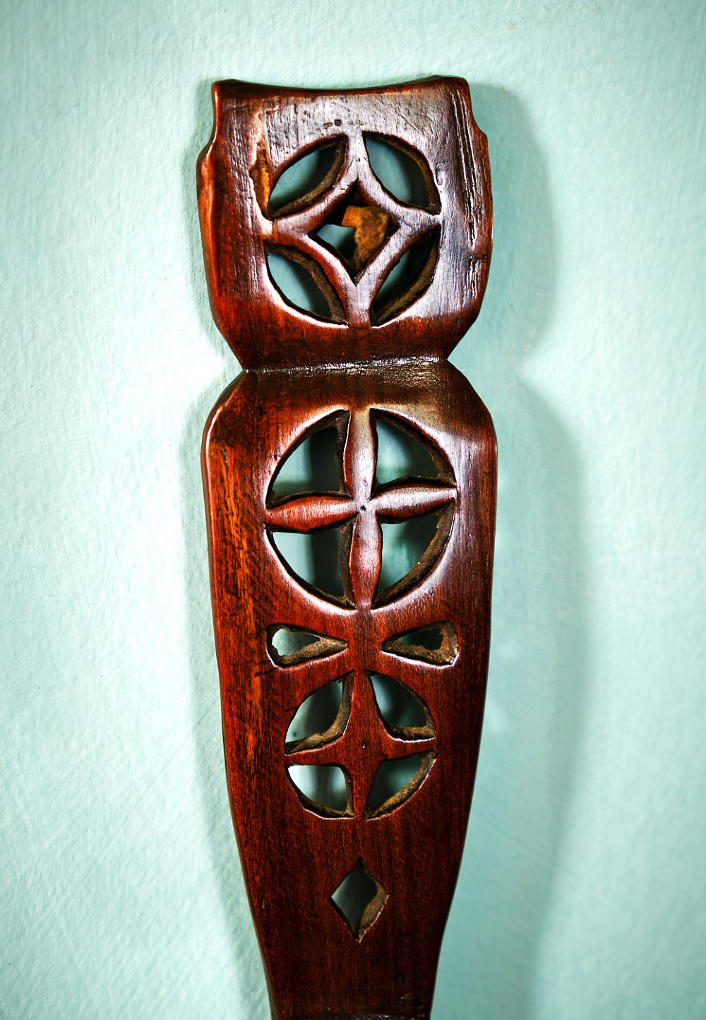 Welsh Fruitwood Love Spoon View IV