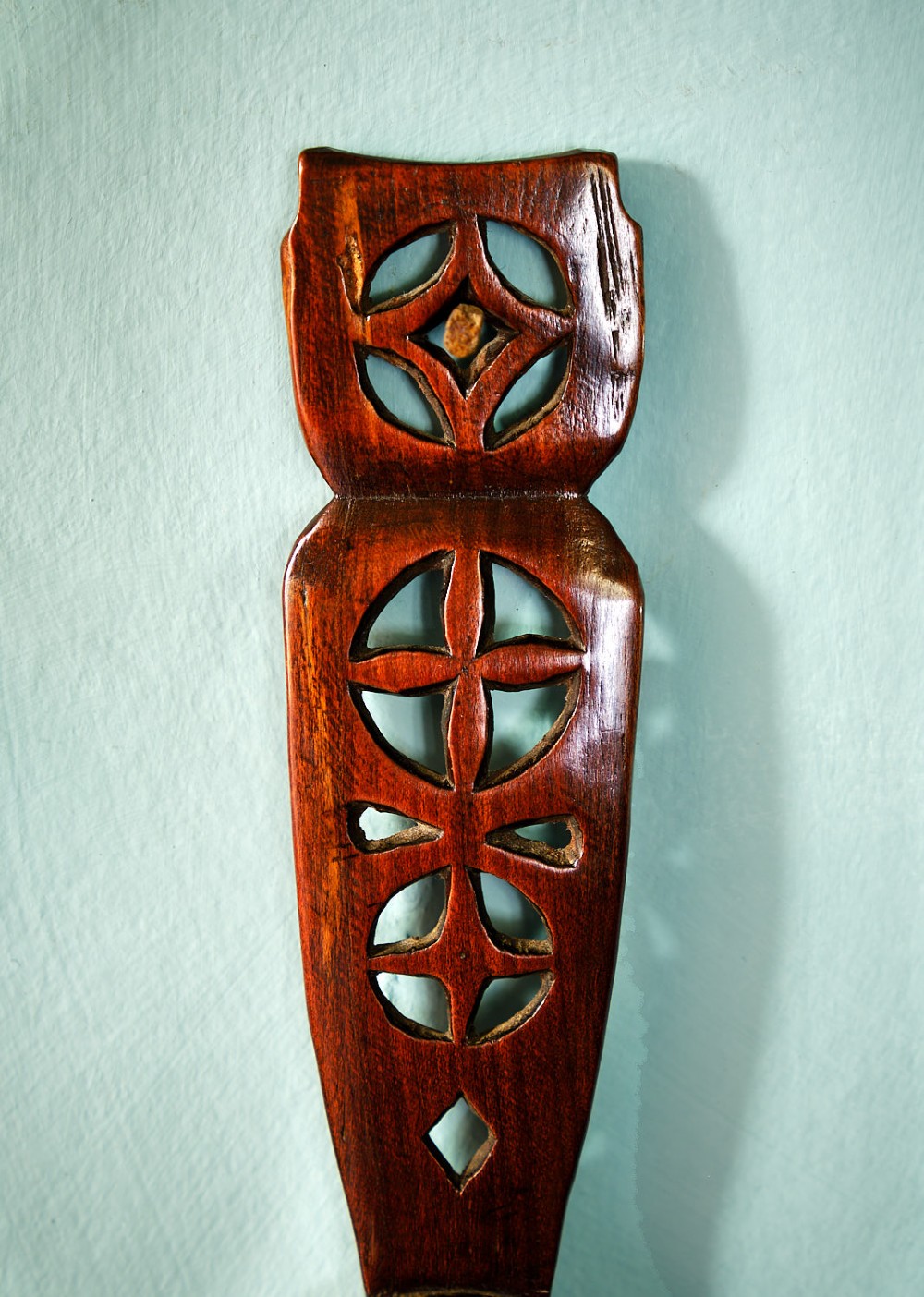 Welsh Fruitwood Love Spoon View V