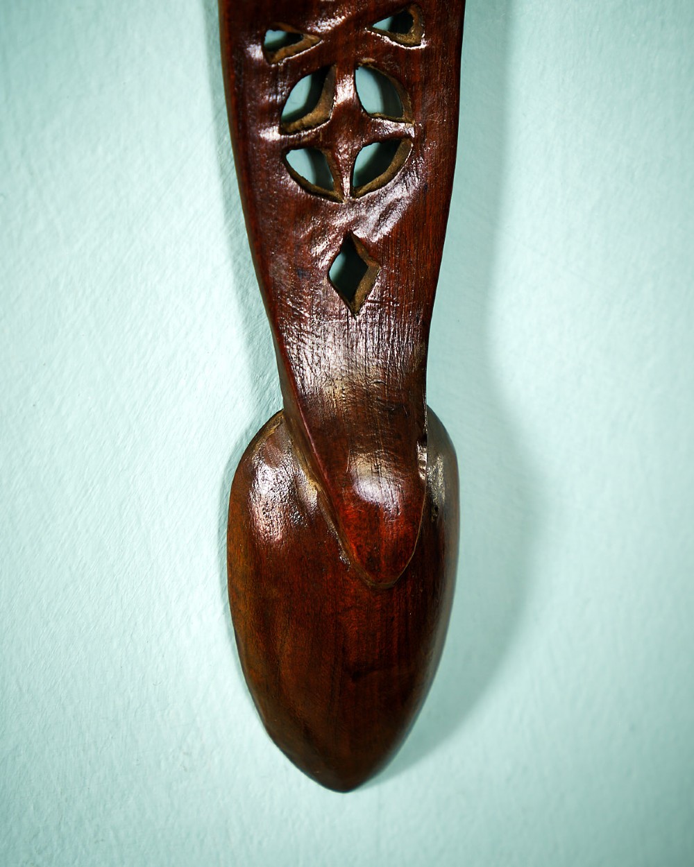 Welsh Fruitwood Love Spoon View VII