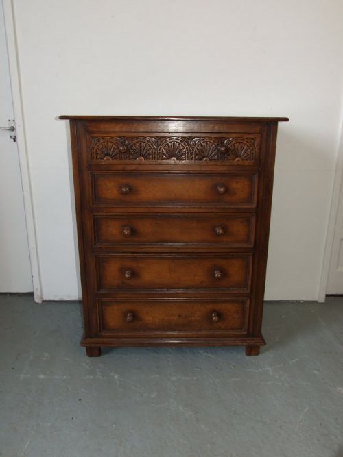 Carved Oak Chest